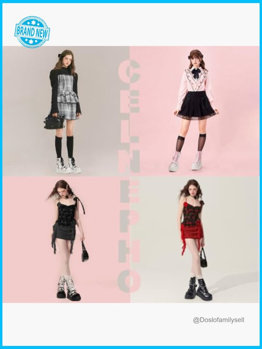 Platform Ankle Boots Wedge High Heel Booties Goth Round Toe Combat Lace Up Rave - Picture 3 of 7